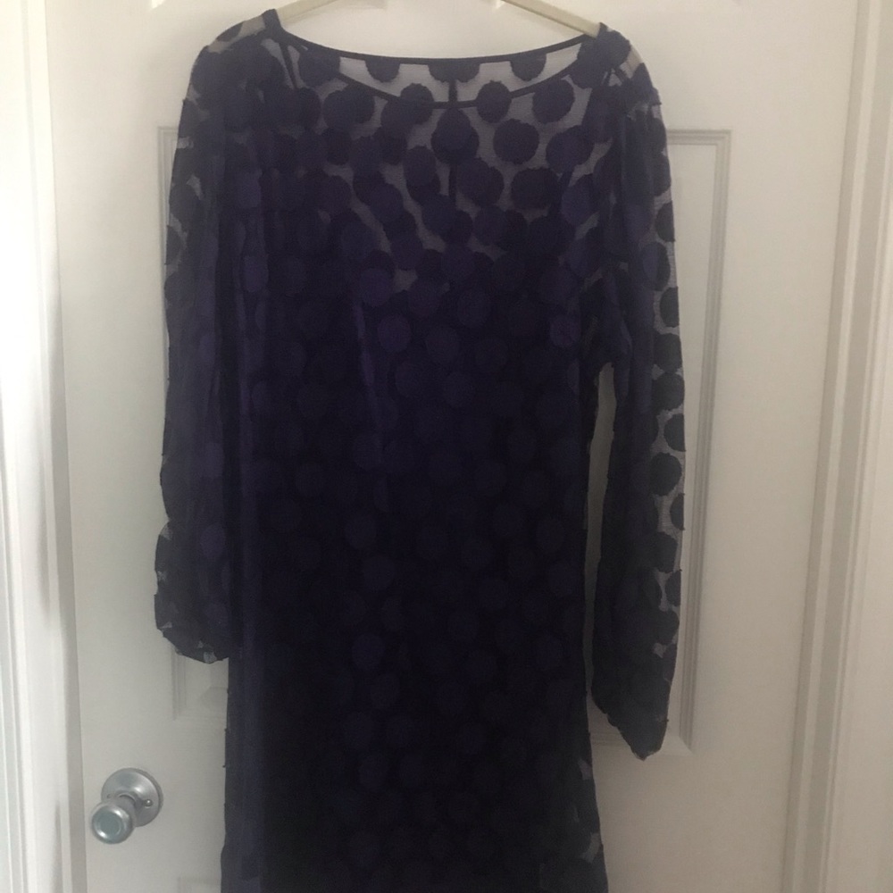 Purple cocktail dress